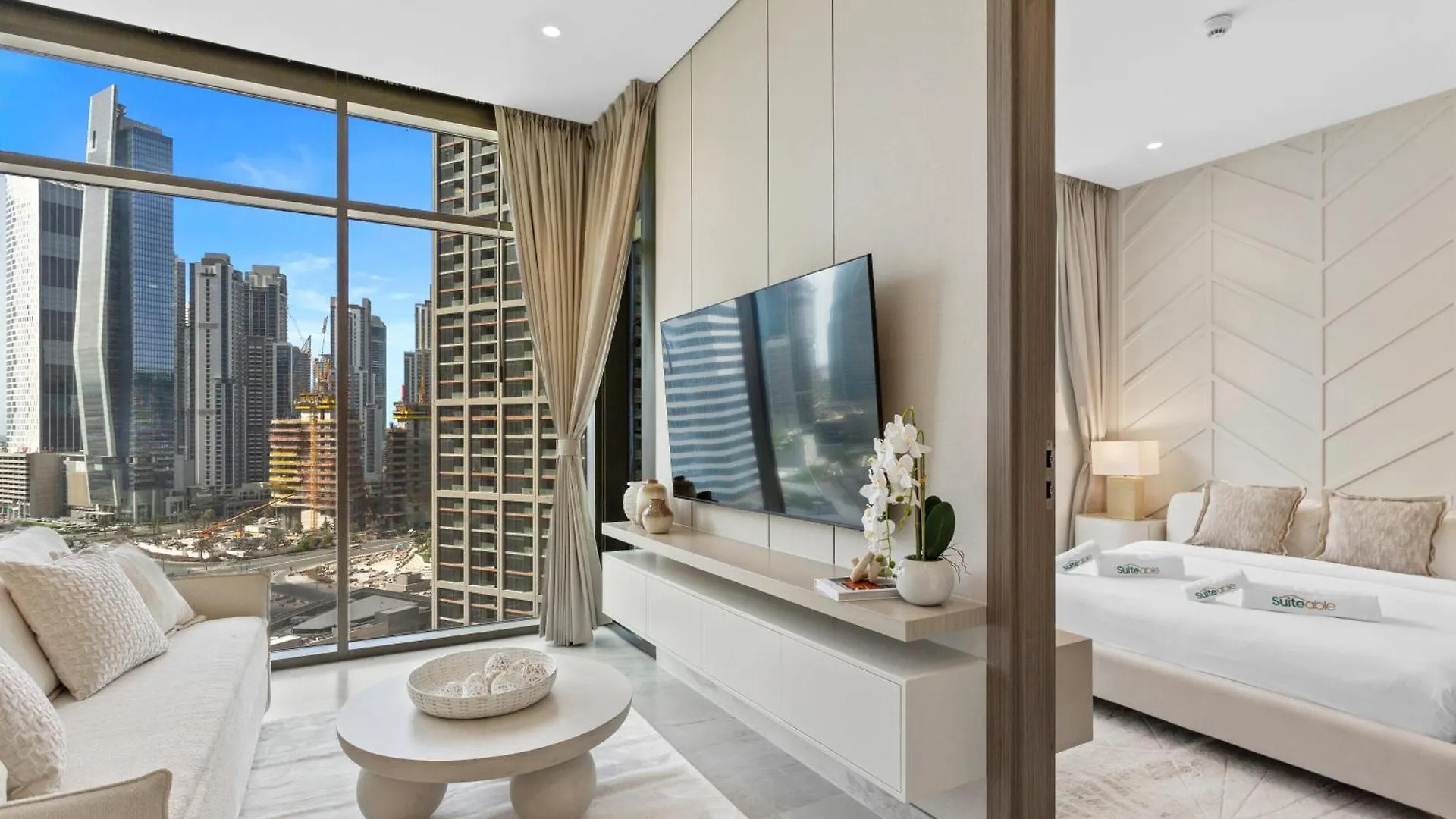 Διαμέρισμα Modern 1Bedroom W Burj Khalifa View In Peninsula Ντουμπάι