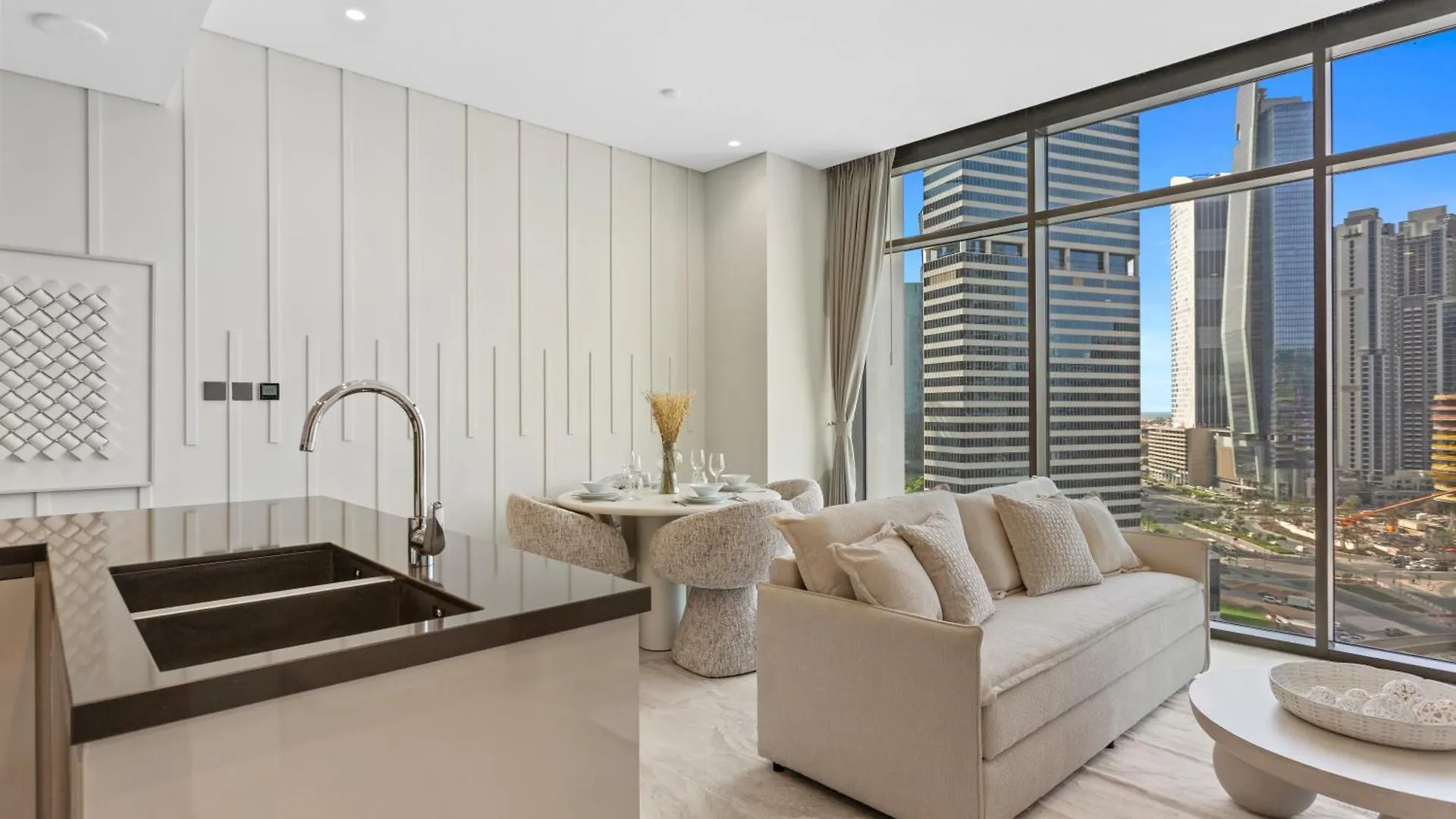 Modern 1Bedroom W Burj Khalifa View In Peninsula Dubai United Arab Emirates
